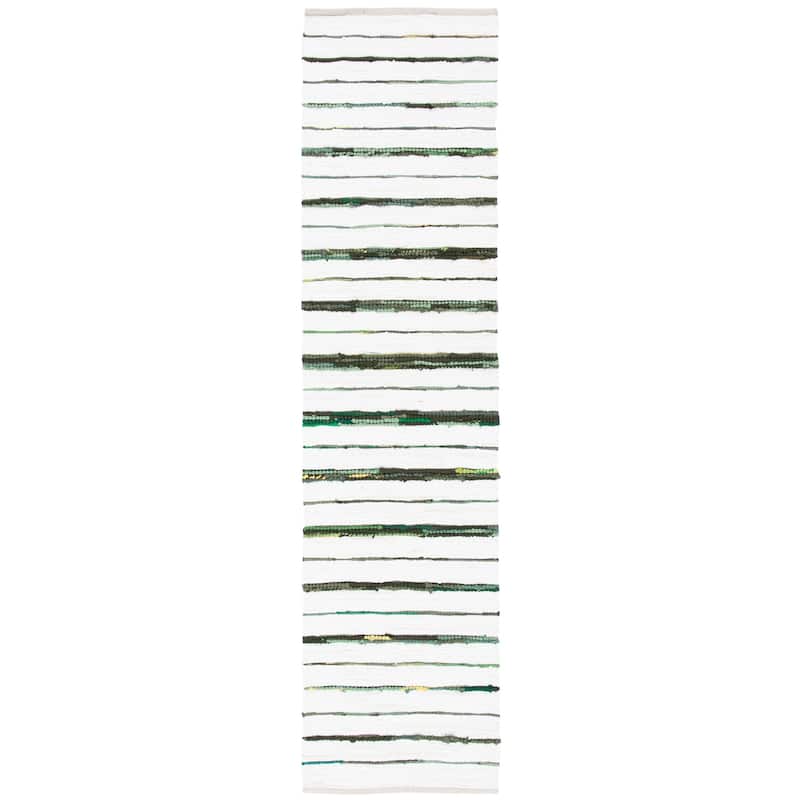 SAFAVIEH Handmade Montauk Satka Modern Stripe Rug