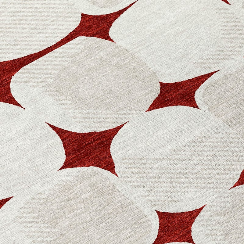 Machine Washable Indoor/ Outdoor Chantille Modern Puffy Rug