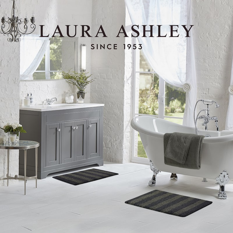 Laura Ashley Eden Stripe Bath Mat