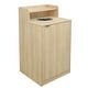 preview thumbnail 14 of 34, Commercial Grade Wooden Tray Top Trash Enclosure with Drop Hole