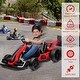 preview thumbnail 19 of 28, Go Karts for Kids,24V Electric Go Kart with 2 * 150W Powerful Motors