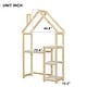preview thumbnail 7 of 10, Wooden Kids Study Desk, Kids Bookshelf & Toy Storage