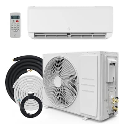 18000 Btus Mini Split Air Conditioner with Heat Pump, Cools Up to 1250 Sq. Ft. - N/A