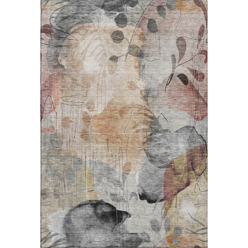 Premium Washable Super Soft Modern Floral Mayfield Rug