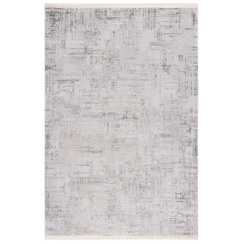 SAFAVIEH Whisper Mahtab Contemporary Fringe Rug