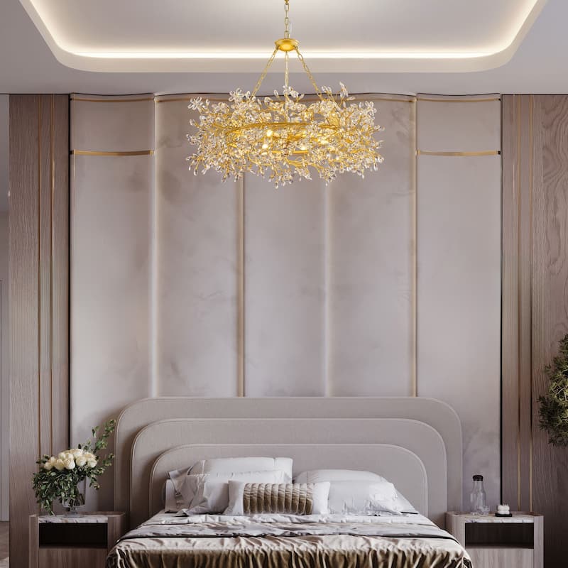 KAYLA D800/D1000/L1300 Tree Branch Chandelier Dining Pendant - Copper Color