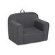 preview thumbnail 6 of 6, Delta Children Cozee Chair for Ages 18 Months and Up, Dark Grey