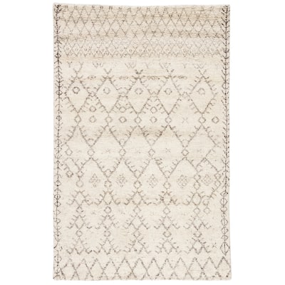 Tashi Hand-Knotted Trellis Area Rug