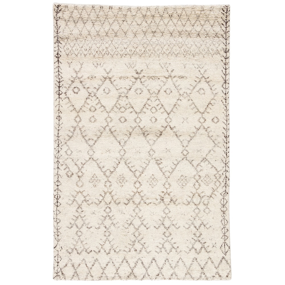 Tashi Hand-Knotted Trellis Area Rug