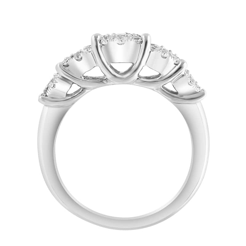 Effy Women's 18K White Gold Diamond Ring