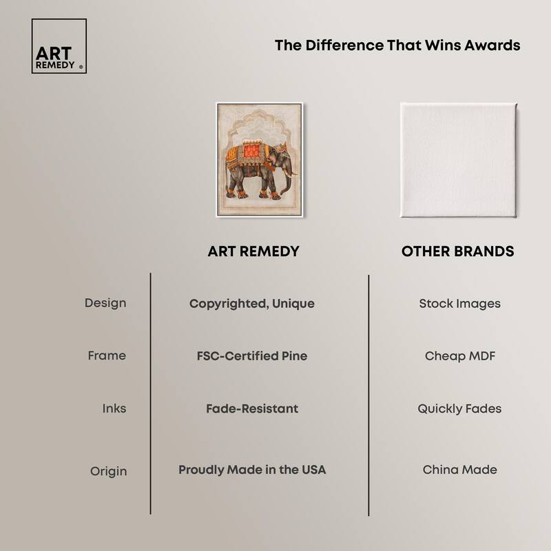 Elephant Queen Canvas by Art Remedy
