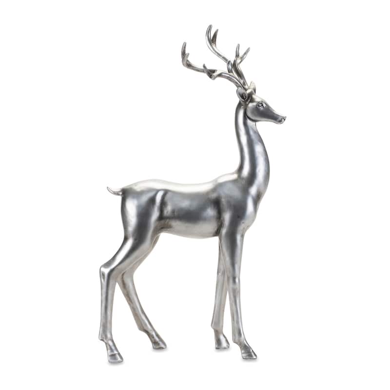 Metallic Deer Figurine (Set of 2) - N/A