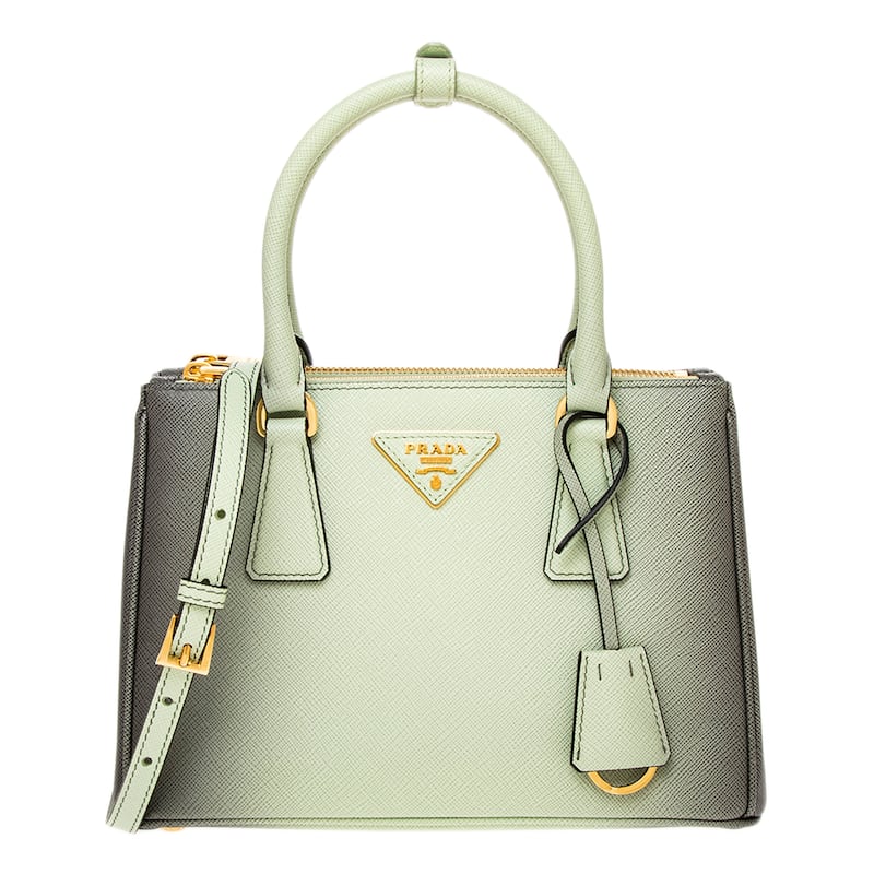 Prada Small Gradient Galleria Bag - Green Gradient