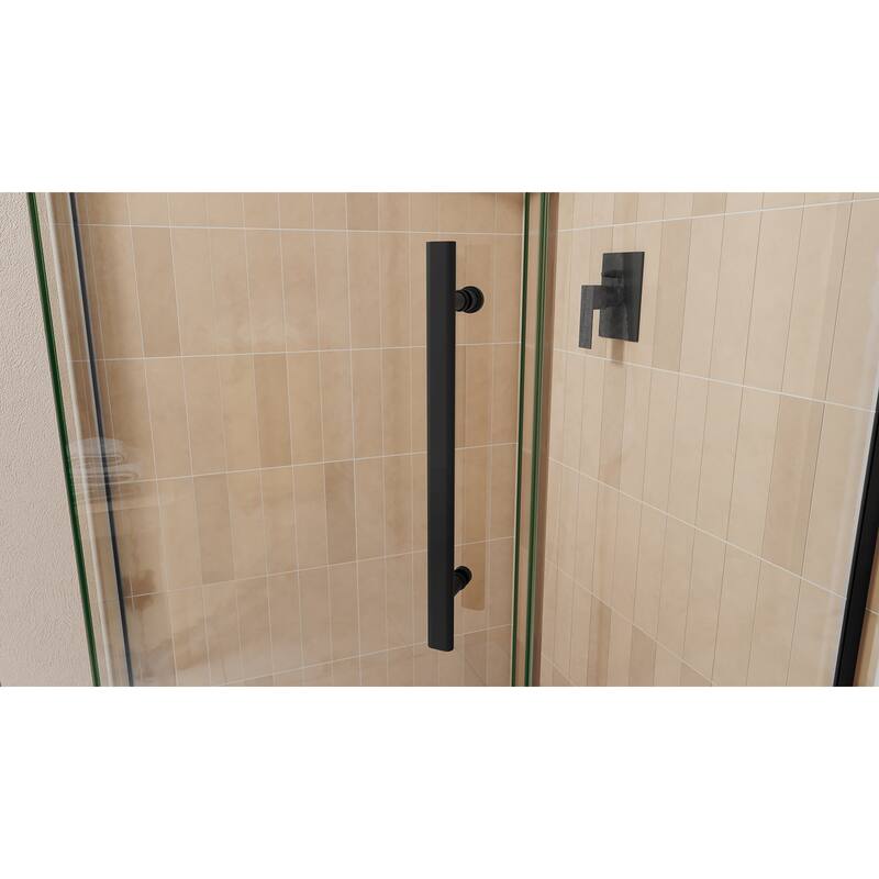DreamLine Prism Plus 34 in. x 34 in. x 72 in. Frameless Hinged Shower Enclosure - 34" x 34" - 34" x 34"