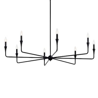 Kichler 52691 Alvaro 8 Light 50" Wide Taper Candle Style Chandelier