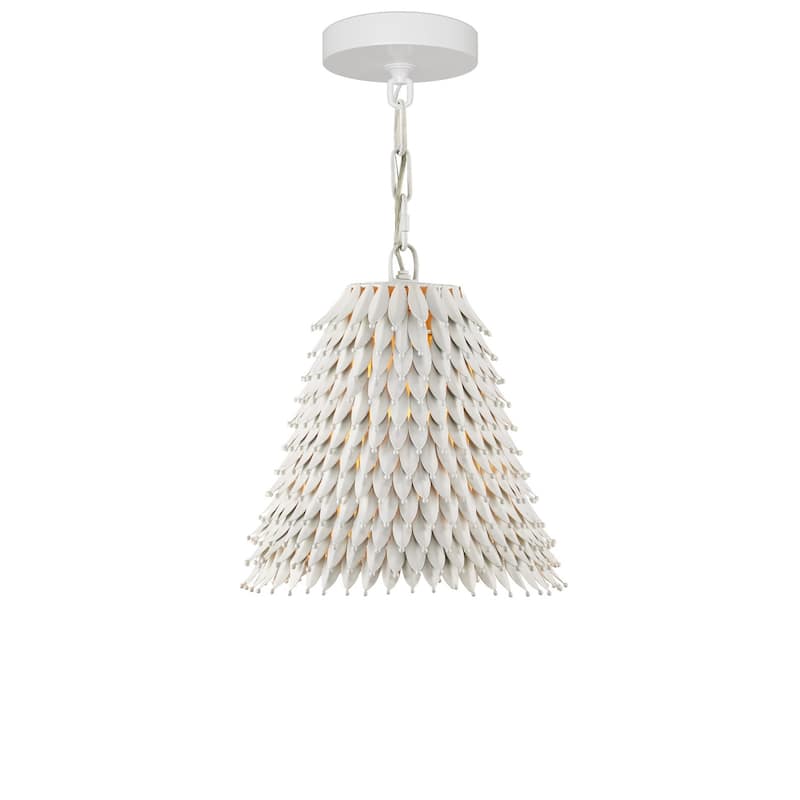 Currey & Company Overlay Small Pendant - 13"h x 12.5"dia - 13"h x 12.5"dia