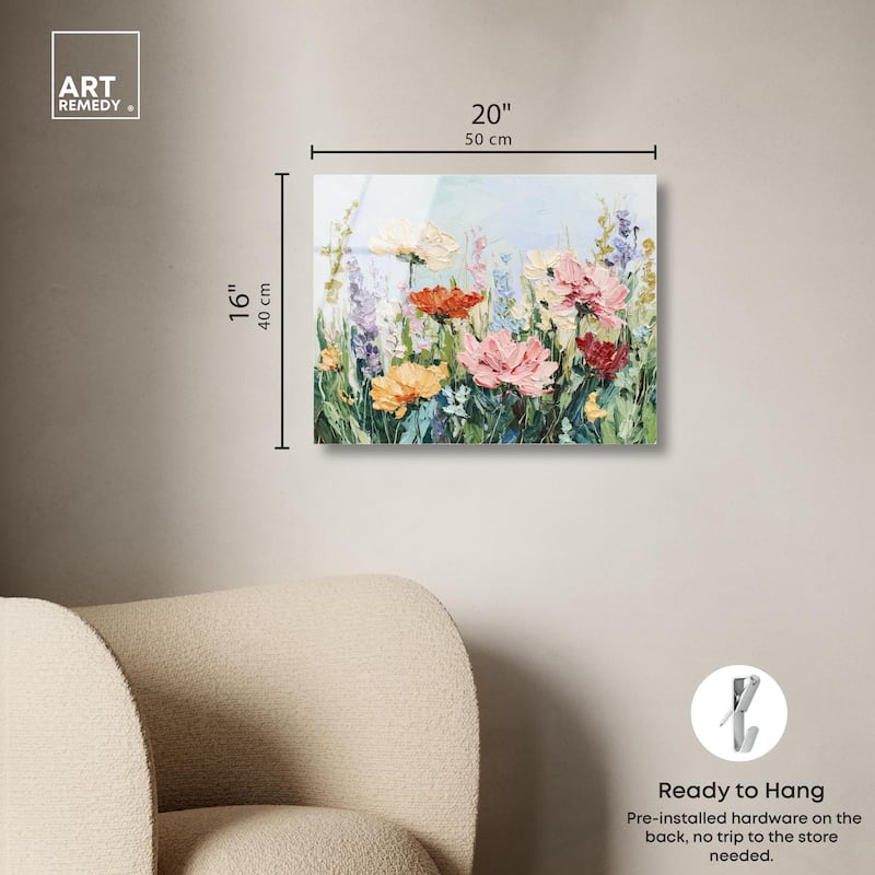 Summer Abundance III Acrylic by Art Remedy, Ready to Hang