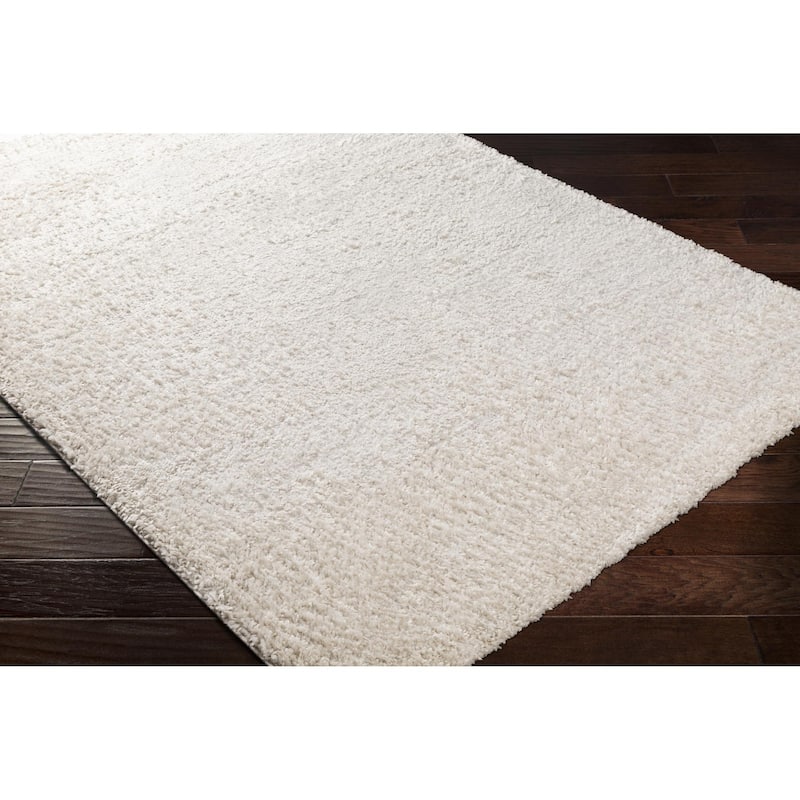 Livabliss Deluxe Shag Minimalist Medallion Area Rug