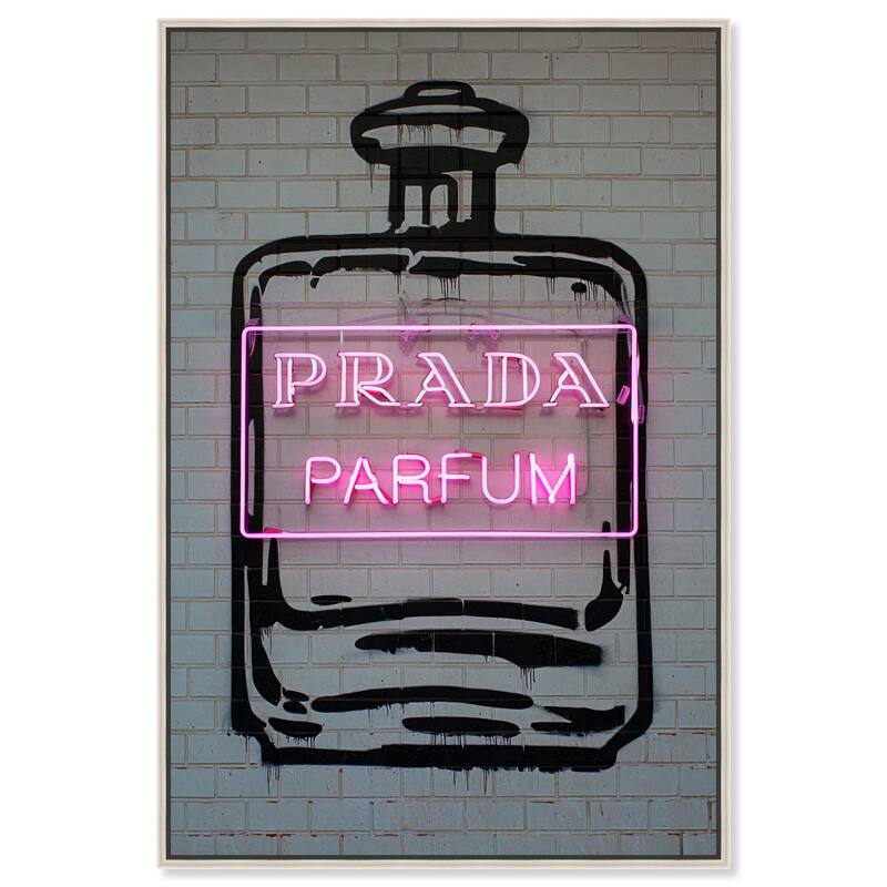 Fragrance Frame Canvas by Art Remedy - Silver - 30" x 45"