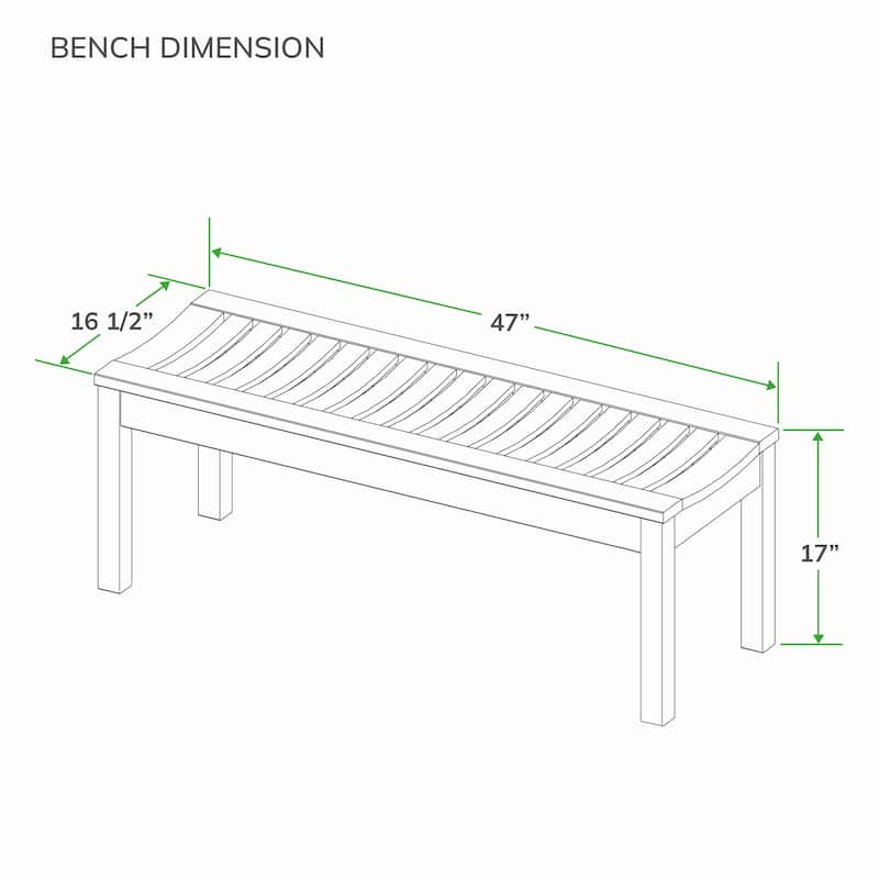 Cambridge Casual Paxton 3-piece Teak Patio Dining Set