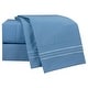preview thumbnail 9 of 12, Clara Clark Bright Bed Sheet Set Blue Heaven - Full