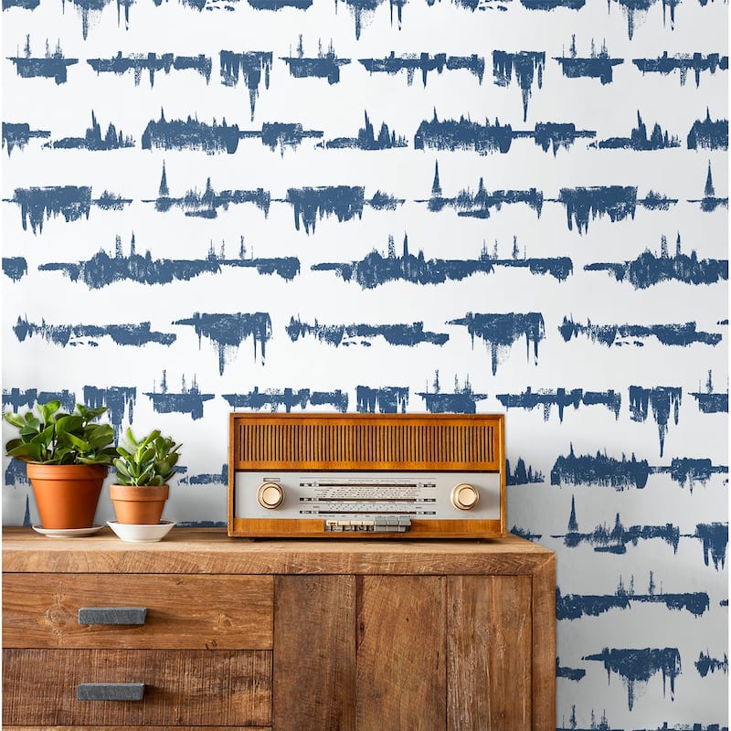 NextWall Lifeline Abstract Peel and Stick Removable Wallpaper