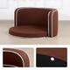 35" Brown Pet Sofa with Wooden Structure and Linen Goods&Cusion