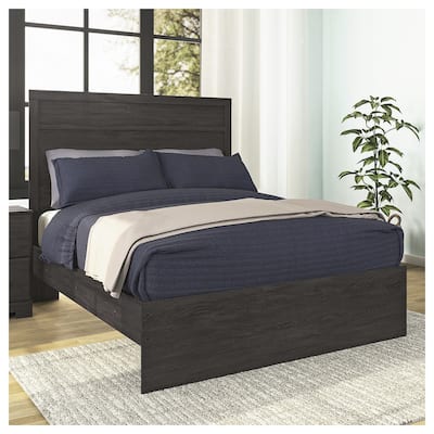 Belachime Black Panel Bed