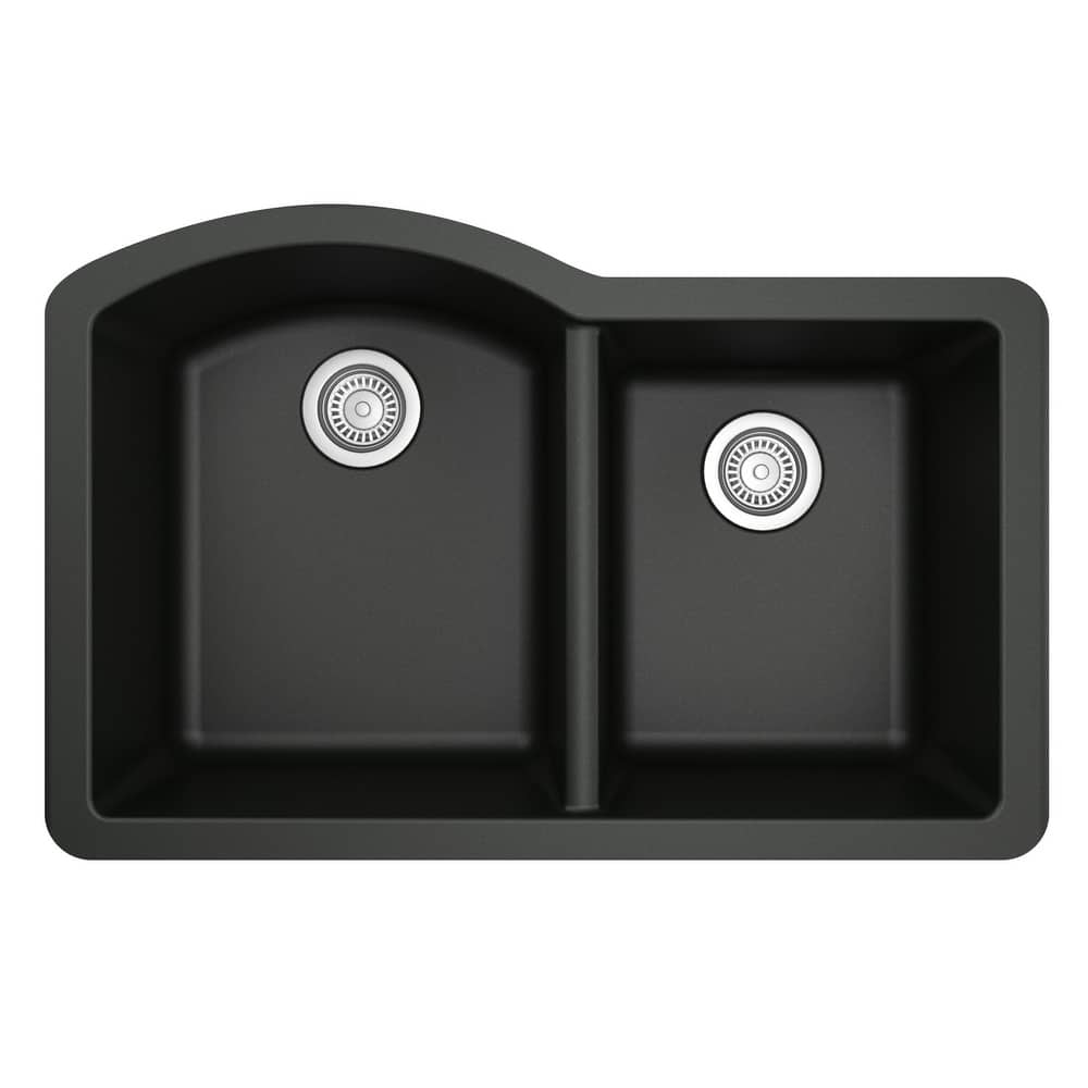 Karran Undermount Quartz Double Bowl Kitchen Sink