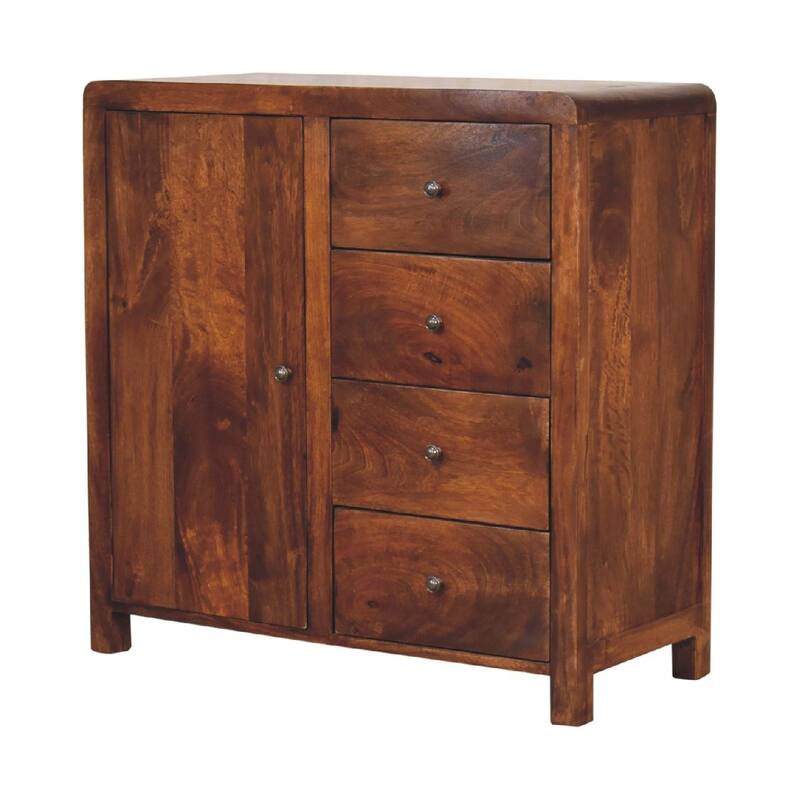 Artisan Furniture Solid Wood Aspen Cabinet, Brown