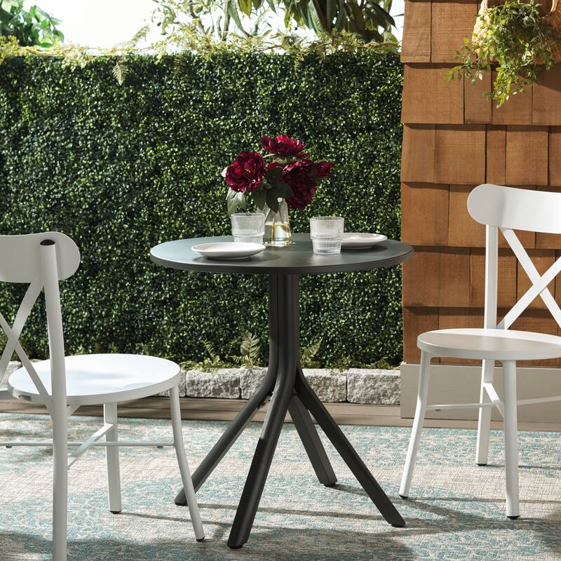 SAFAVIEH Outdoor Living Core Bistro Table. - 28"W x 28"D x 29"H - Grey