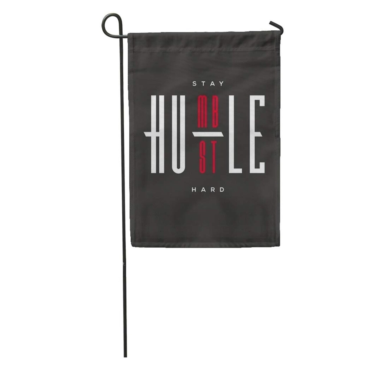 Shop Americana Stay Humble Hustle Hard Phrase Motivational Quote On Graphic Garden Flag Decorative Flag House Banner 28x40 On Sale Overstock 31374433