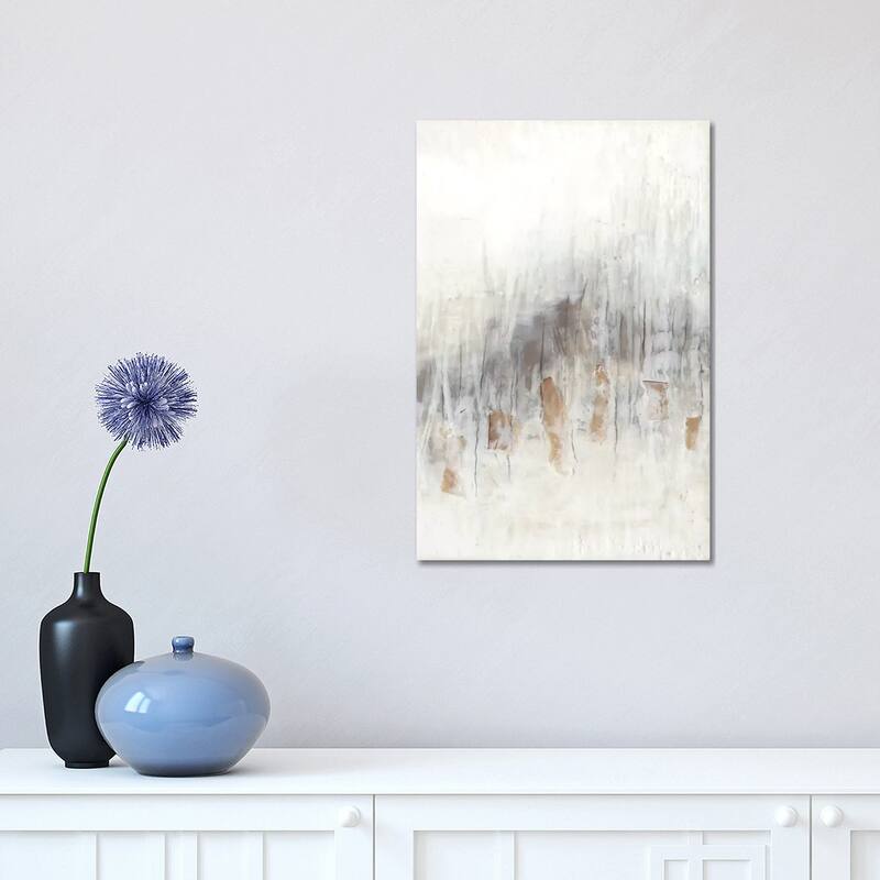 iCanvas "Neutral Wave II" by Jennifer Goldberger Canvas Print - 18x12x1.5