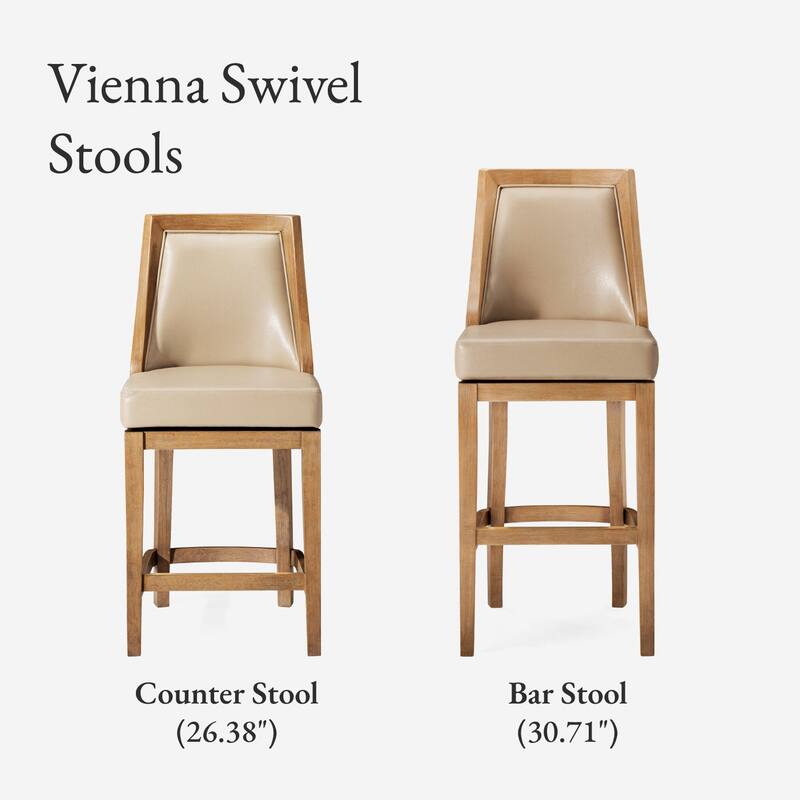 Maven Lane Vienna Swivel Kitchen Stool