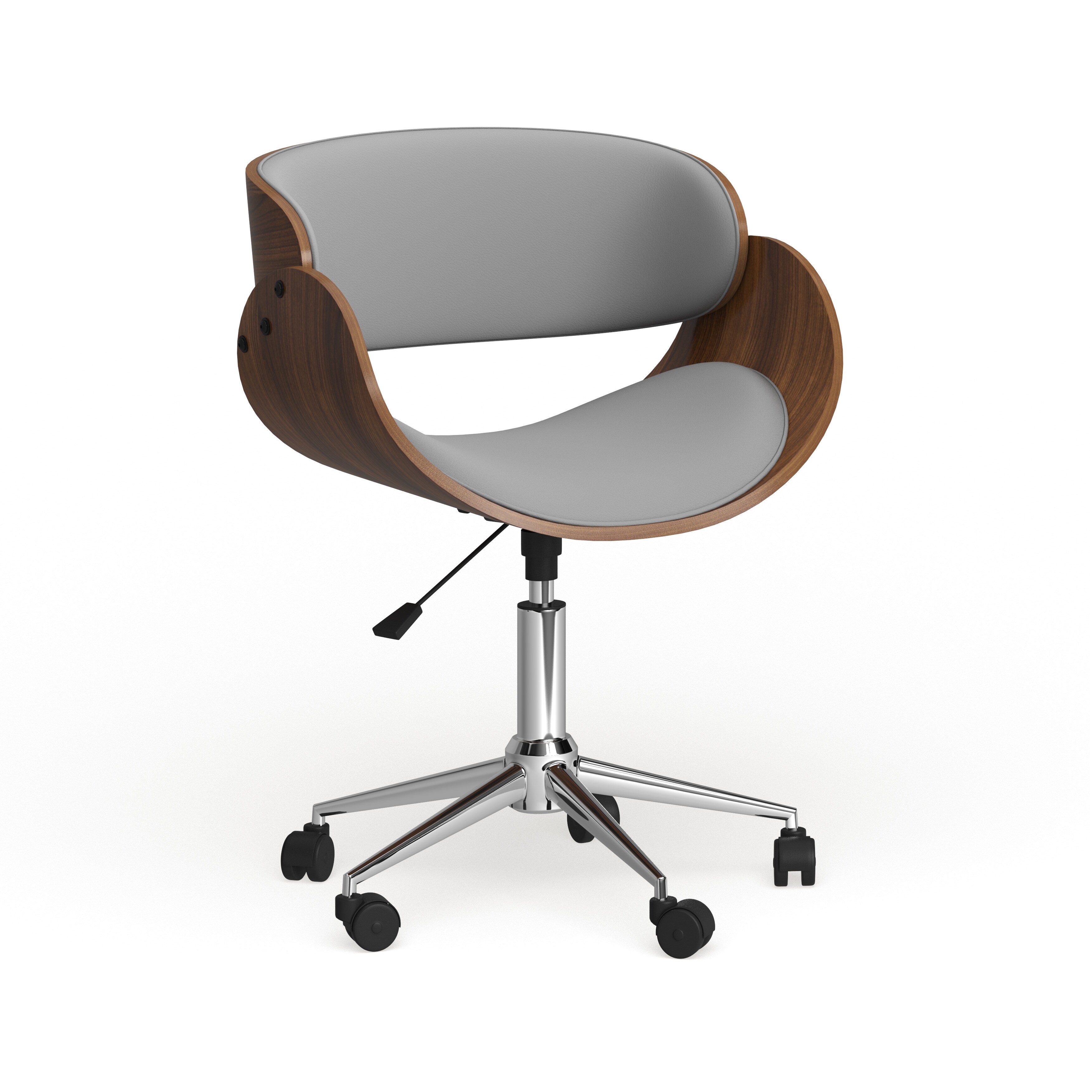 Shop Carson Carrington Gavle White Wood Mid Century Office Chair Overstock 20543728
