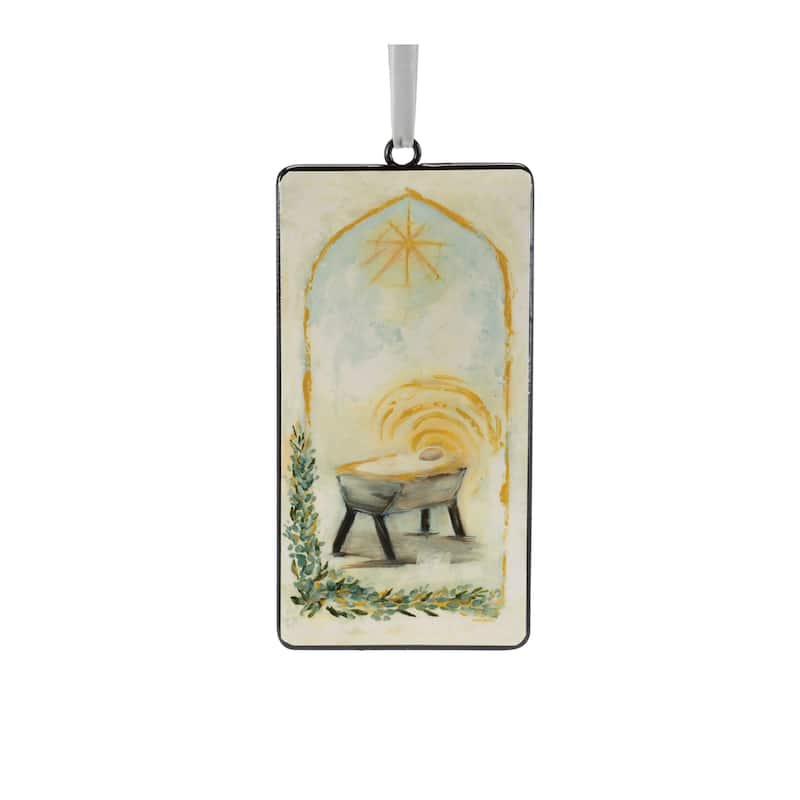Nativity Manger Ornament (Set of 12) - N/A