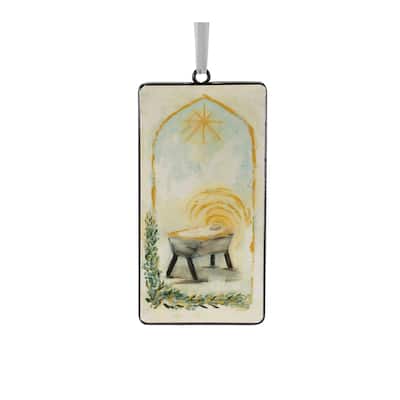 Nativity Manger Ornament (Set of 12) - N/A