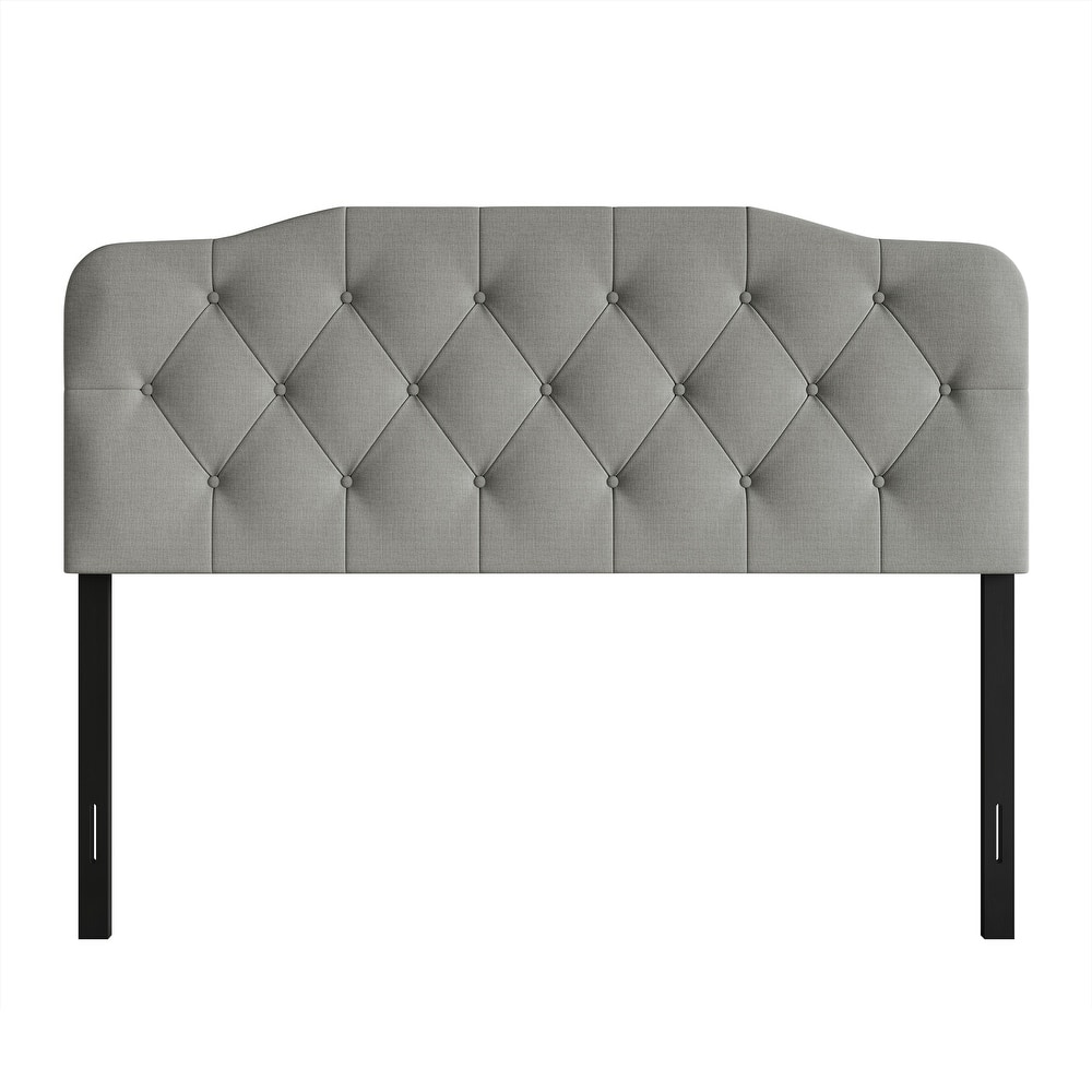 CraftPorch Elegant Button-Tufted Upholstered Headboard