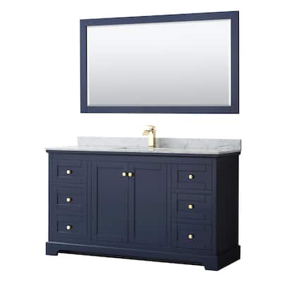 Wyndham Collection Avery 60" Free Standing Single Basin Vanity Set