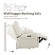 preview thumbnail 30 of 85, Leo Power Wall Hugger Reclining Sofa with Multi-Function Console