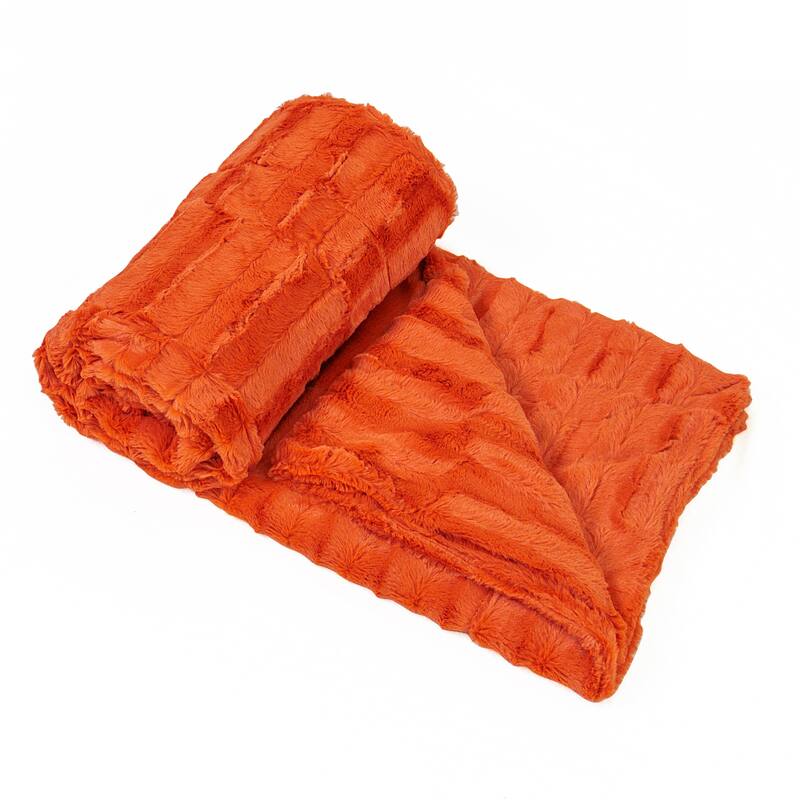 Saga Double Sided FauxFur Throw