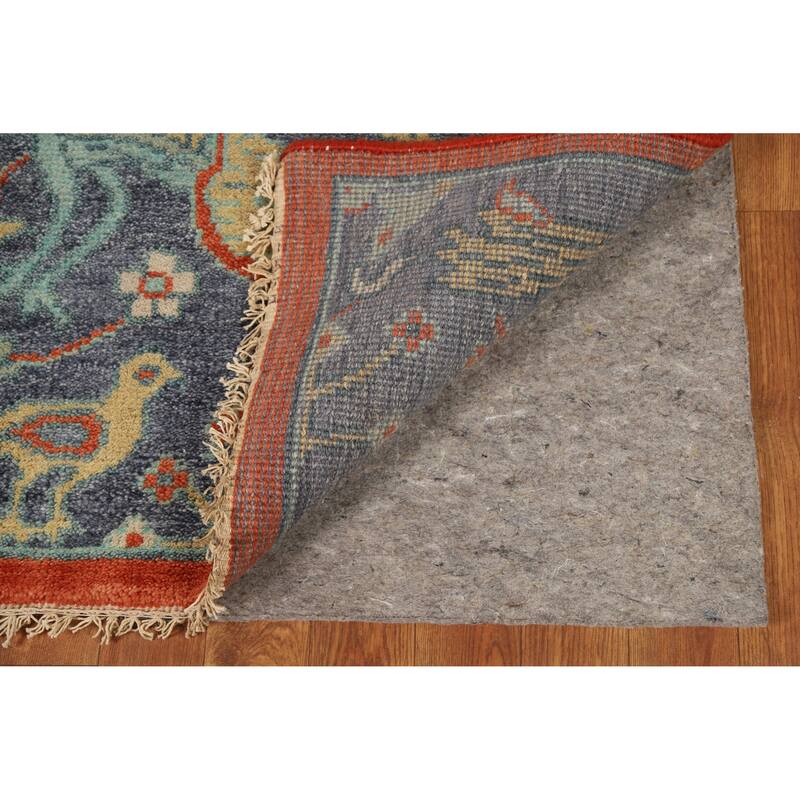 Animals Design Floral Ziegler Oriental Rug Handmade Wool Carpet - 4'1" x 5'11"