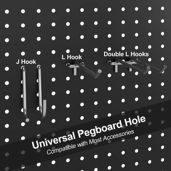 Pegboard Wall Organizer DIY Panels Craft Room Kitchen Garage Living Room Bathroom And Study Room