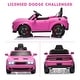 preview thumbnail 30 of 28, Kids Electric Car Licensed Dodge Challenger Ride On Car 12V Electric Vehicles