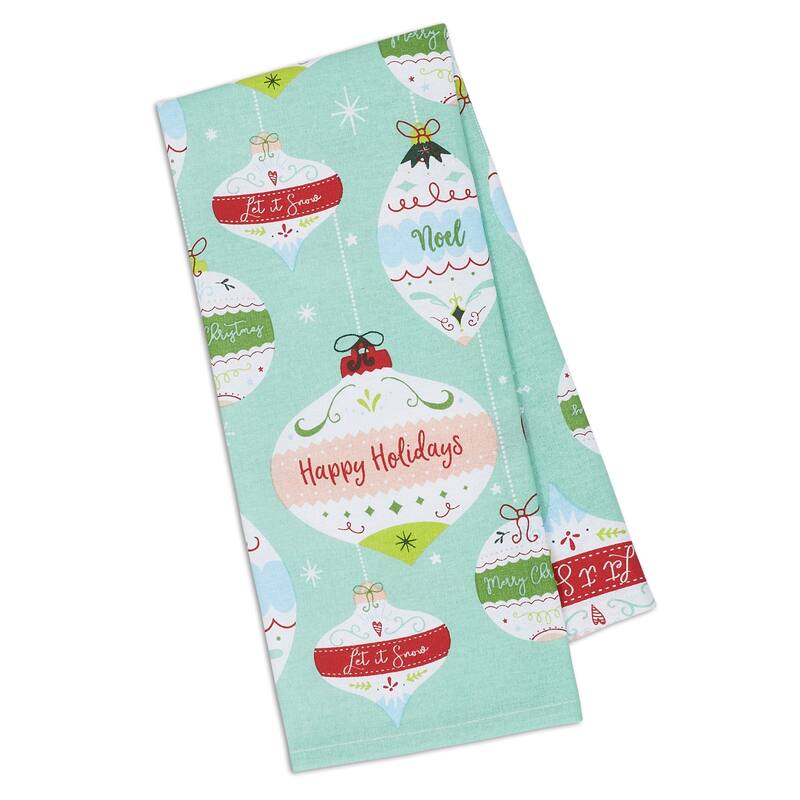 DII Assorted Christmas Printed Dishtowel