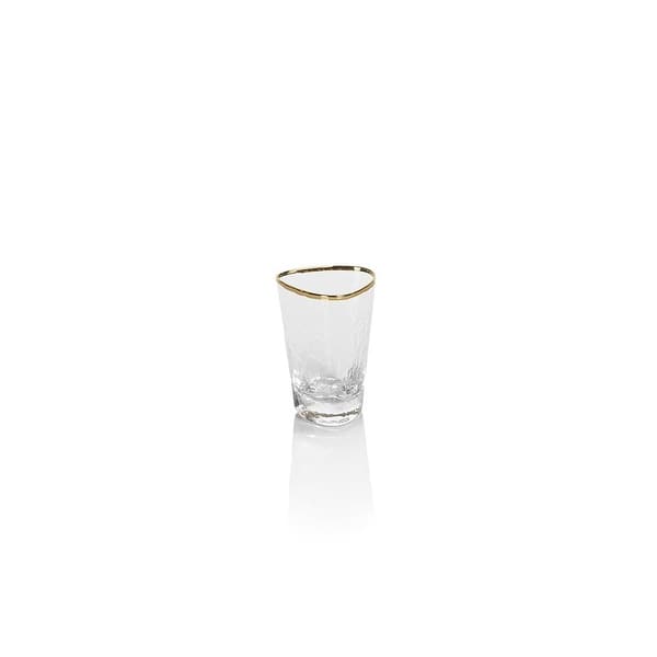 Kampari Triangular Shot Glasses with Gold Rim, Set of 6 Bed Bath & Beyond 32121659