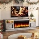 preview thumbnail 16 of 42, Bossin 70" Fireplace TV Stand with 36" Electric Fireplace, TV Stand for TVs Up to 80", 20 Colors LED Lights/Entertainment Center