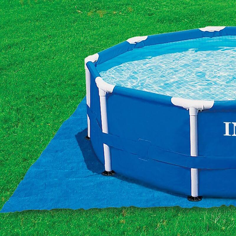 Square 15.5' Pool Ground Cloth for 8-15' Round Above Ground Pool
