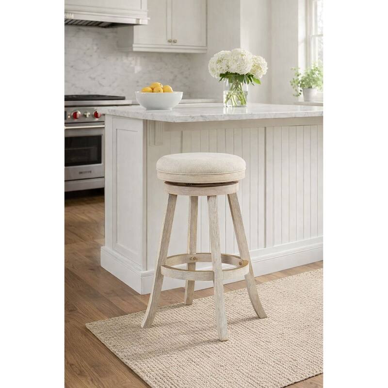 Fenton Swivel Backless Stool
