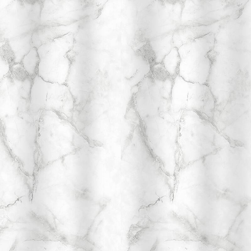 Bath Bliss Shower Curtain Marble Design